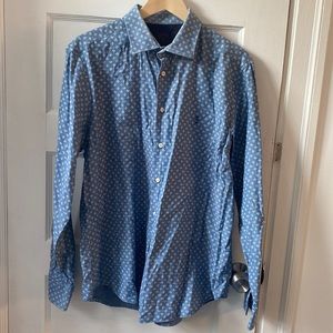 Florentino 100% Cotton Button Down Long Sleeve Shirt